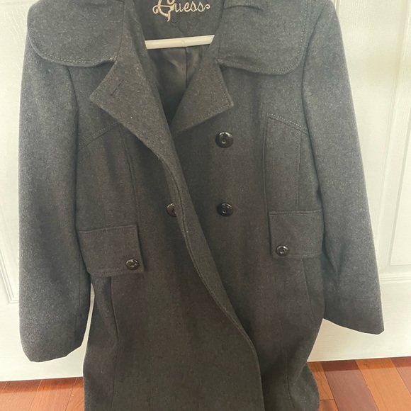 Grey Guess Peacoat from 2000s, size large - Picture 2 of 5